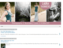 Tablet Screenshot of lauraradnieckiblog.com